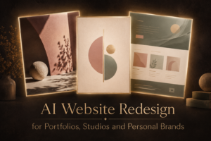 AI Website Redesign for Portfolios, Studios and Personal Brands